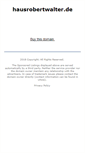 Mobile Screenshot of hausrobertwalter.de